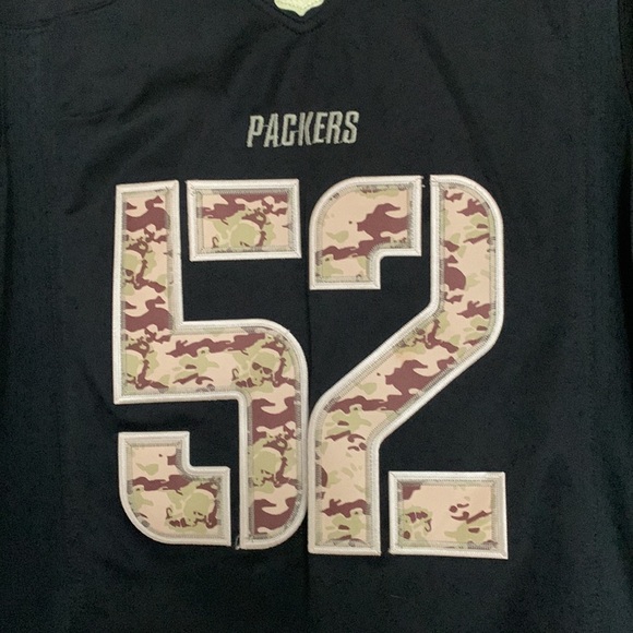 Green Bay Packers - Clay Matthews - Salute to Service Camo Black Jersey - Large - Picture 3 of 8